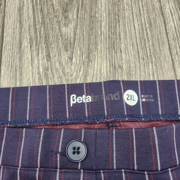 Betabrand W0076 Stripe Straight Leg Dress Yoga Pants 2XL - Picture 7 of 10